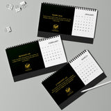 Evangelist 2026 Simplex Desk Calendar — Green