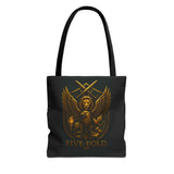 Five-Fold Passport Tote Bag - Bronze