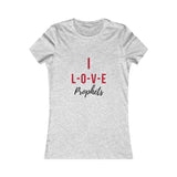 I Love Prophets Women's Favorite Tee - Faith-Based Gift, Inspirational Apparel, Religious T-Shirt, Everyday Wear, Christian Clothing