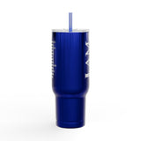 "I AM" Engraved Stainless Travel Cup with Lid & Straw
