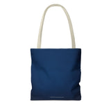 Five-Fold Passport Canvas Tote Bag - Silver
