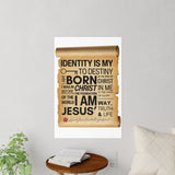 Identity Word Maze Decal
