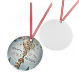 Identity is the Key to Destiny Metal Ornament