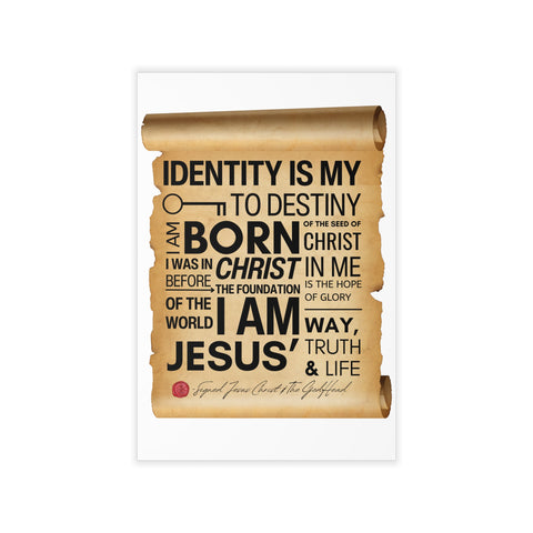 Identity Word Maze Decal