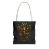 Five-Fold Passport Tote Bag - Bronze