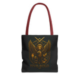 Five-Fold Passport Tote Bag - Bronze