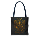Five-Fold Passport Tote Bag - Bronze