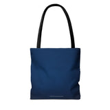 Five-Fold Passport Canvas Tote Bag - Silver