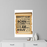 Identity Word Maze Decal