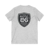 Unisex Jersey Short Sleeve V-Neck Tee