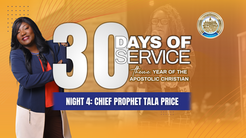 COMEE 30 Days of Service: Day 4 Chief Prophet Tala Price